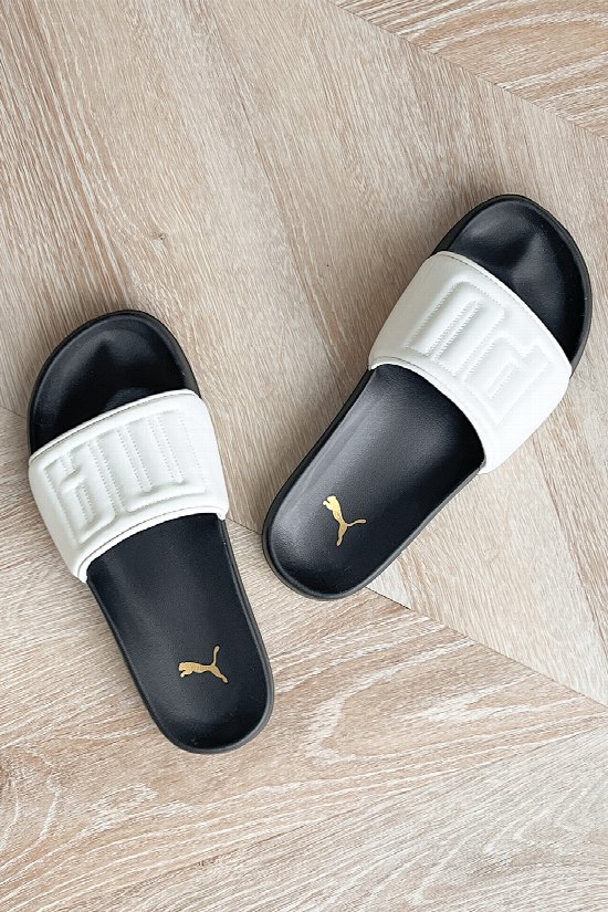PUMA Leadcat 2.0 Quilted Slides 2