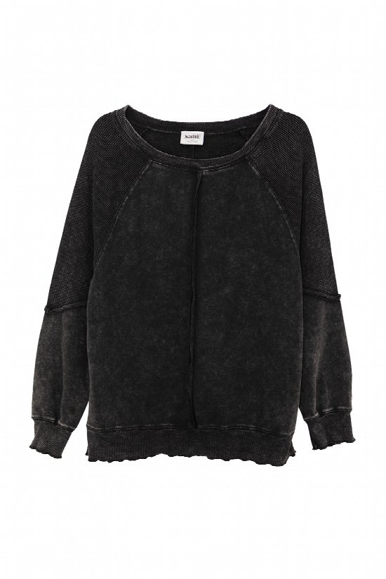 Raw Edge Relaxed Sweatshirt Raw Edge Relaxed Sweatshirt
