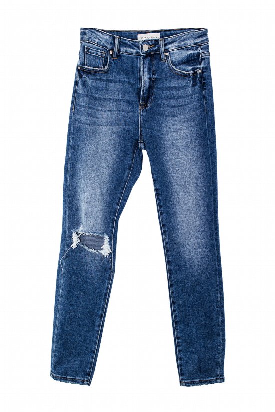 Rebel Distressed High Rise Jeans Rebel Distressed High Rise Jeans