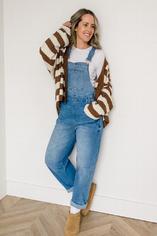 Roll With It Barrel Overalls