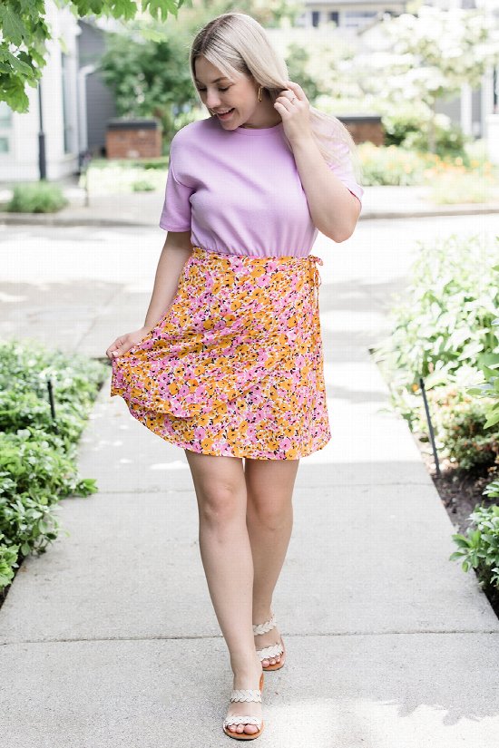 She's a Wildflower Wrap Skirt 2