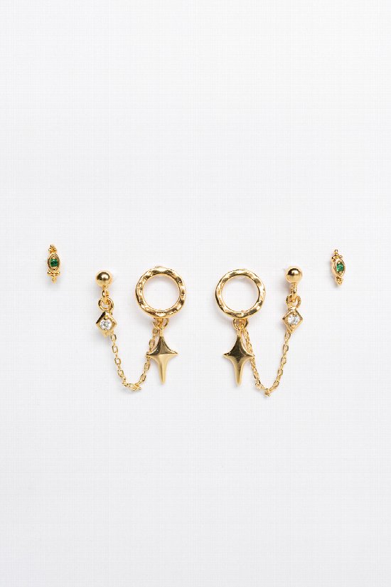 Shooting Star Earring Stack