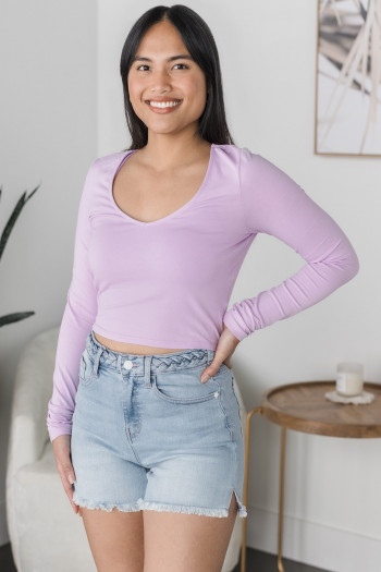 Short Range V-neck Top