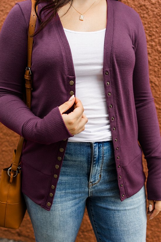 Snap To It Cardigan