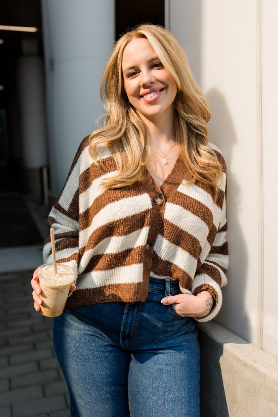 Sophie Stripe Cardigan