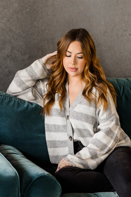 Sophie Stripe Cardigan