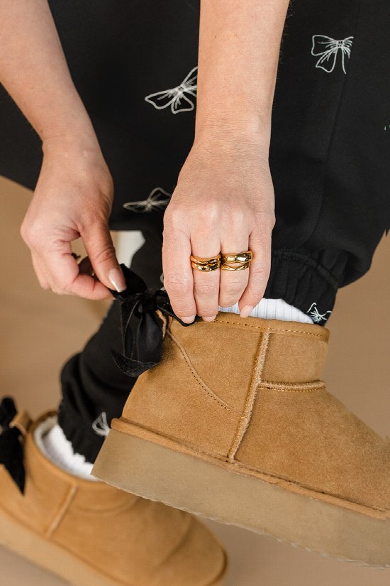 Stacked Waves Ring Set Stacked Waves Ring Set