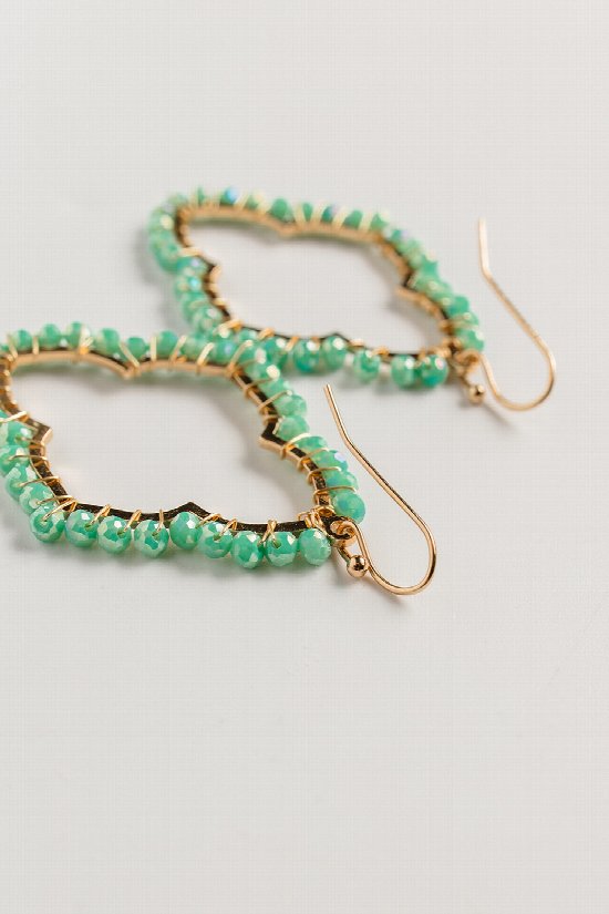 Start the Party Beaded Hoops