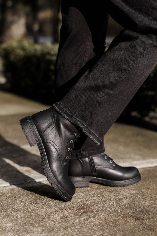 Stormy Combat Boots