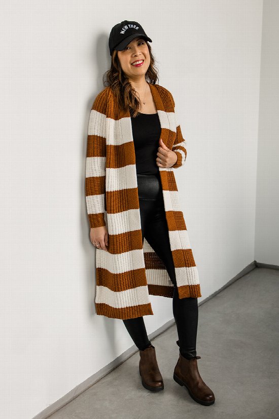 Stripe Statement Cardigan