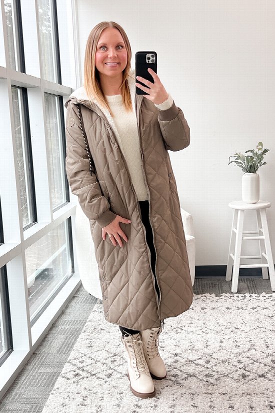 Sunday Stroll Quilted Coat