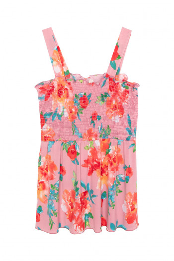 Sunsets Smocked Tank Sunsets Smocked Tank