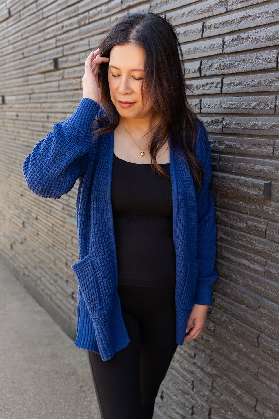 Sweet as Syrup Waffle Cardigan