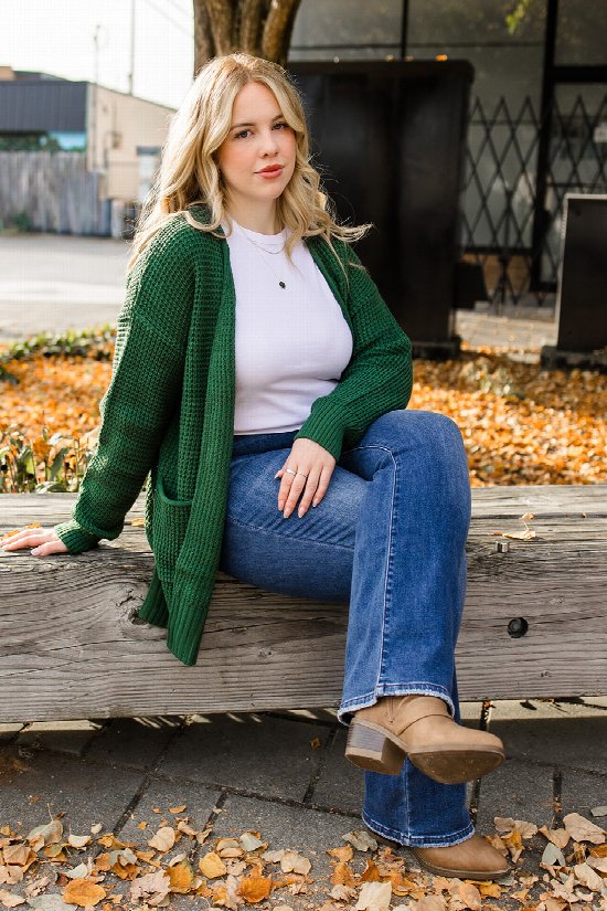 Sweet as Syrup Waffle Cardigan