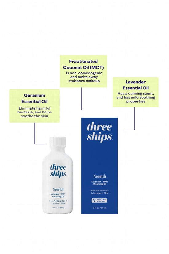 Three Ships MCT Cleansing Oil
