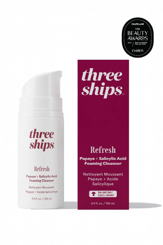 Three Ships Refresh Papaya + Salicylic Acid Cleanser