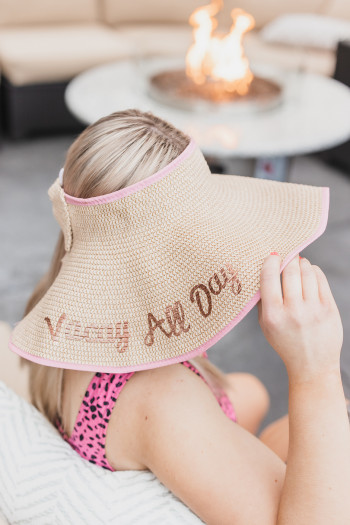 Vacay All Day Ponytail Sun Hat Vacay All Day Ponytail Sun Hat