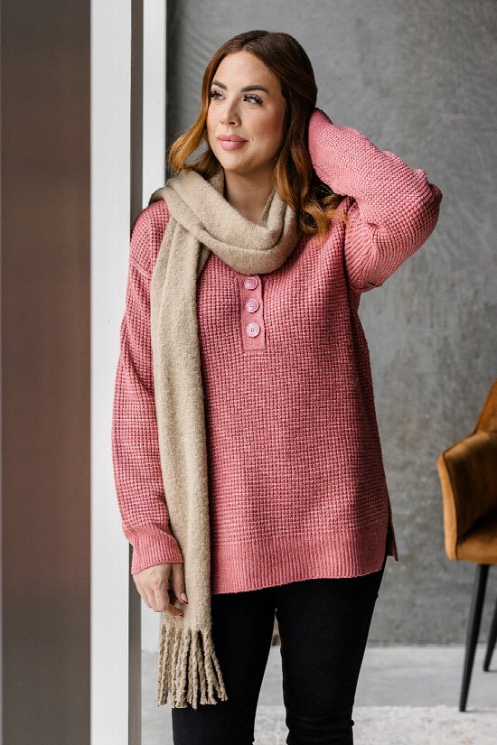 Waffle Knit Dreams Sweater