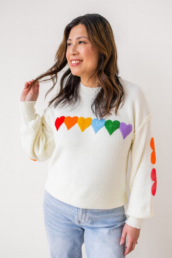 Whole Lotta Heart Sweater