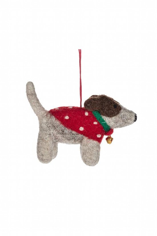 Yuletide Pup Ornament