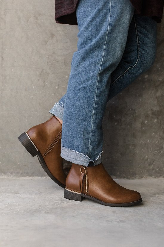 Zip & Shine Booties